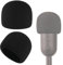 Rigych Microphone Mousse Anti Bruit, Micro Bonnette Anti Vent Mousse Filtre Anti Pop Pare pour Razer Seiren V2 X Microphone, 2 Pièces, Noir