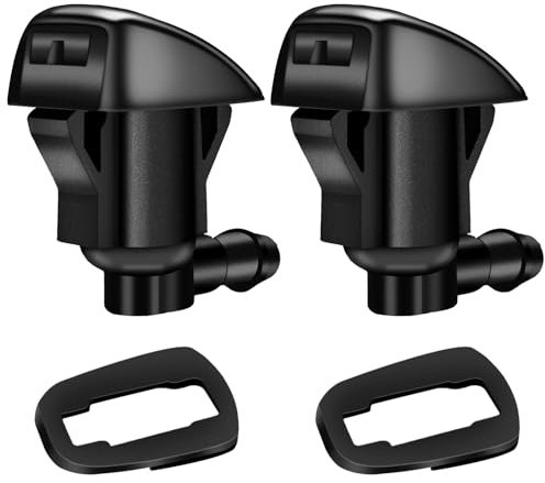XUKEY Ugello Lavavetro per Jeep Grand Cherokee, 85381AE020 2 pezzi Ugello Tergicristalli per parabrezza anteriore Ugelli spray per tergicristallo per Toyota Camry Land Cruiser Prado Hilux