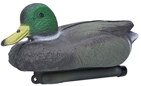 AKLOSIPY Simulation de Canard en Plastique Ornement de Canard Leurre de Canard Flottant pour Décoration de Jardin Piscine Cour Lac 26x11,5 Cm