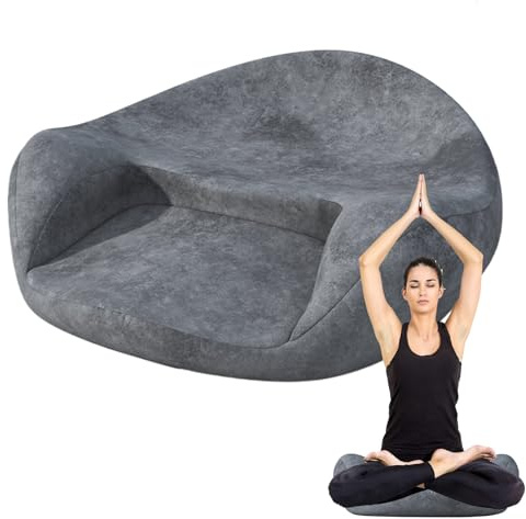 Extra meditationskudde - yogakudde | Avtagbar tvättbar | Inre bomullspåse fylld med bovete skal | Bekväm golvkudde | Bekväm golvkudde |
