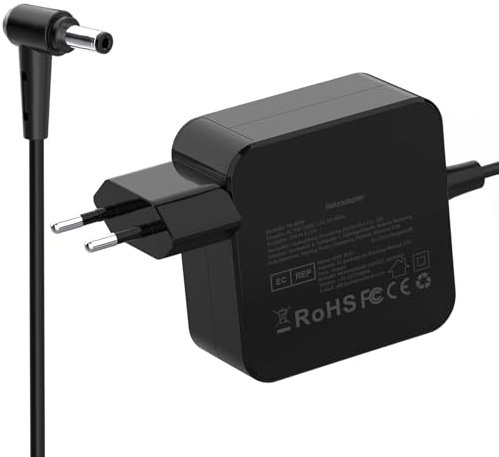 45W ASUS Laptop Ladekabel Ladegerät 19V 2.37A Kompatibel mit Vivobook 14/15/17, Zenbook 13 UX305C X553MA X540MA UX330UA E402SA C200MA (4.0x1.35mm), Netzteil für S14 S15 R540L X541U X553M