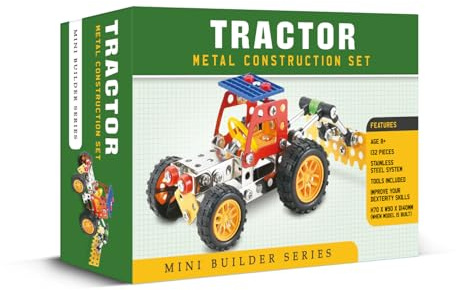 Coach House Mini Builder Series Tractor Metal Construction Set (130 pieces)