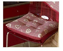 GALTEX Cuscino Trapuntato Linea ST Moritz cm. 40 x 40 - Colore Rosso