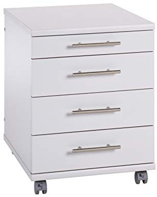 Möbelpartner Till Rollcontainer, 701395, lichtgrau, ca. 42 x 50 x 57 cm