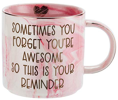 Thank You Gifts for Women - Funny Gifts Ideas for Friends, Coworkers, Boss, Employee, Mom, Mentor - Inspirational, Thoughtful, Birthday, Friendship, Graduation Presents for Her - Ceramic Coffee Cup