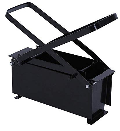 Paper Briquette Maker DIY Recycled Paper Log Press for Fire Stove Heating – Compact 10x5x3.2 inch Home Tool Outdoor Use