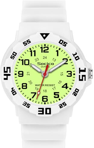 Montre Enfant Apprentissage Éducative pour Fille Garçon,30M /3ATM Étanche Time Teacher Analogique Montres Bracelet pour Garçon