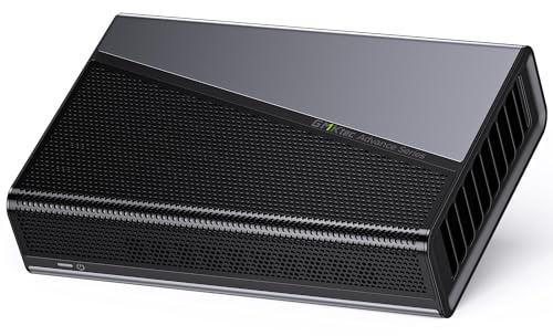 GMKtec AD-GP1 - Docking station esterna GPU, custodia eGPU con scheda grafica AMD Radeon 7600M XT, HDMI2.1, DisplayPort2.0, Oculink, USB4, eGPU Dock per mini PC, laptop, notebook, console di gioco