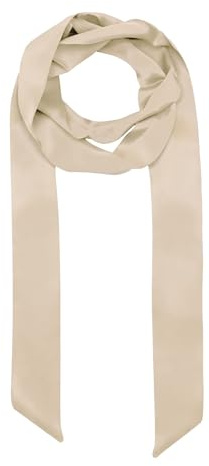 M METERXITY Solid Color Scarf for Women, Polyester Soft Neck Long Scarf Narrow Neckerchief for Handbag/Hairband/Satin Belt Skinny