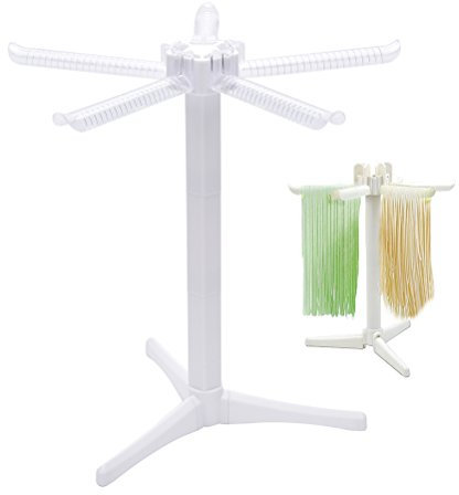 Eshylala Pasta Drying Rack, Collapsible Spaghetti Dryer Stand Noodles Drying Hanging Holder