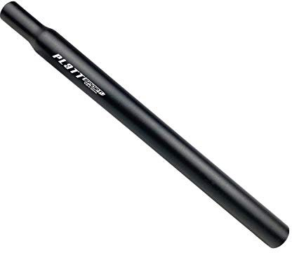 PLATT Cykelsadelstolpe aluminiumlegering MTB sadelstolpe 25,4/27,2/28,6/31,6 350 mm, svart