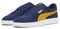 PUMA Unisex Smash 3.0 Sneaker, Navy-Amber Gold White, 44 EU