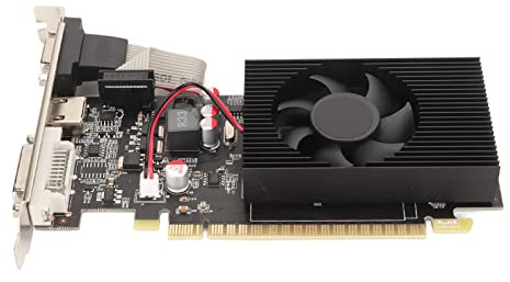 GTX 730 2GB DDR3 Graphics Card, 128bit 5Gbps Gaming Graphics Card, Support DVI VGA HD Multimedia Interface DirectX 12 GPU Gaming Graphics Card, Single Cooling Fan, for Computer