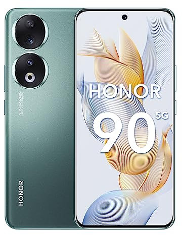 HONOR 90 5G Smartphone avec Triple Caméra 200MP, 6,7 Écran Incurvé AMOLED 120Hz, Téléphone Portable 12 GB + 512 GB,5000 mAh, Android 13, NFC, Double SIM, Vert (Chargeur Non Inclus)
