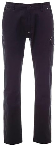 Pantaloni da Lavoro Elasticizzati Estivi (L, Nero)