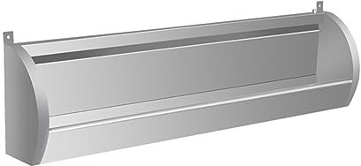 Urinal für Herren, Wandmontage, Edelstahl, 100 cm, mit Ablaufrohr, platzsparendes Urinal für Schulen, Krankenhäuser, Bars und Orte