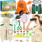 POWZOO Forscherset für Kinder,21-teiliges Entdecker Set mit Forscher Kostüm Kinder,Hut,Fernglas für Kinder,Kompass,Becherlupe & Mehr,Naturerkundungen und Abenteuer Geschenk für Kinder.