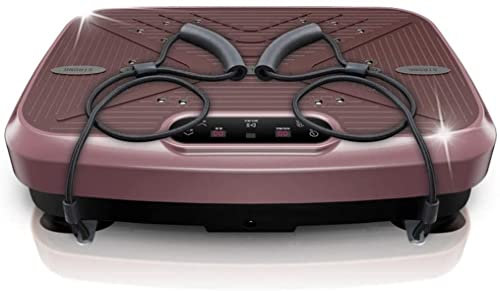 Máquina de ejercicios con placa vibratoria: equipo de adelgazamiento para deportes en el hogar, entrenamiento de cuerpo entero, plataforma de ejercicios con vibración, entrenador de entrenamiento con