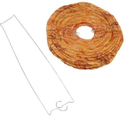 ZONADAH Wespennest-Lockvogel, wasserdicht, künstliche Wespen, Hornissennest, hängendes Wespenabwehrmittel, Gelbe Jacken, Wespenabwehr für den Hausgarten im Freien, 2 Stück