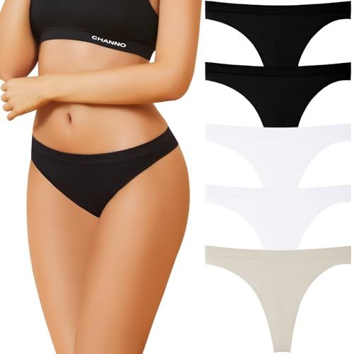 Channo Tanga Sin Costuras para Mujer: Suave de Licra e Ideal para el Día y la Noche