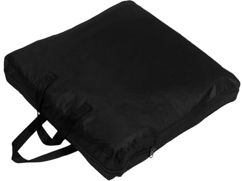 CONGARTENO Lätt och bärbar förvaringsväska för ljusring, svart tygfodral med dragkedja, perfekt för professionell transport och fotografering