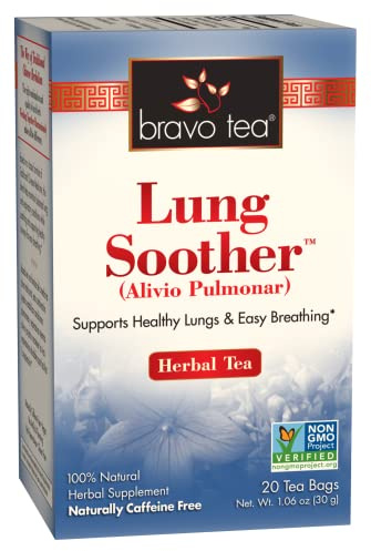 Bravo Tea Lung Soother Caffeine Free 20 Tea Bags