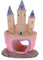 Pssopp Aquarium Harz Schloss Ornamente Aquariendekoration Cartoon Schloss Form Landschaft Dekoration Aquarium Künstliche Simulation Schloss Dekor