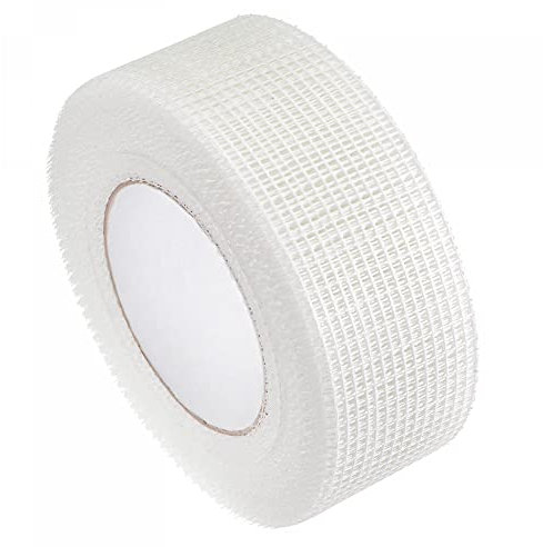 sourcing map Fugenband Trockenbau Selbstklebend Glasfaserkunststoff 2x164ft Pflaster 2.8mm Netz