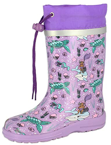 Beck Mädchen Ocean Tale Gummistiefel, Lila, 22 EU
