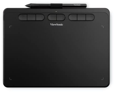 ViewSonic PF1020 Tableta gráfica de 10 pulgadas, portátil y versátil para estudiantes y creativos, 8.192 niveles de presión de lápiz y +-60 grados de inclinación, compatible con Mac y Windows