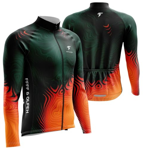 Maillot Cyclisme Homme,Cyclisme Veste Imperméable Coupe-Vent Thermique Polaire Vélo Jersey VTT Vélo Équitation Course Automne Hiver Veste Manteau Convient (11,5XL)