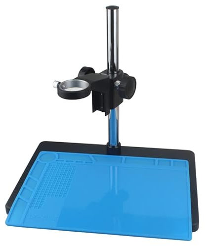 Stor storlek Heavy Duty Justerbar Bom Stor Stereo Arm Bordsstativ 50 mm Ringhållare För Labbindustri Mikroskopkamera (Black)