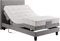 DE RUCCI Motorbett, Boxspringbett mit elektrischer Verstellung, 7-Zonen Matratze, Modell 209E Riva Bestes Preis-Leistungs-Verhältnis, Zwei Jahre Garantie auf den Bettmotor (Grau, 140 x 200 cm)