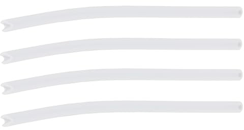 Snapworld-Kaffee Milchschlauch Set Kompatibel mit Saeco Tchibo Cafissimo Latte für Milchbehälter, Karaffe Ad: Ø 6,00 mm | ID: Ø 3,00 mm (4x je 18,5cm mit Ansaugschutz)