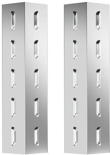 WELL GRILL Flammenverteiler Edelstahl für Campingaz 3 & 4 Classic, Woody and Master Series Gasgrills, Stahl-Flammenblech Hitzeschild Aromaschienen Gasgrills Zubehör, 39 x 12 x 3 cm