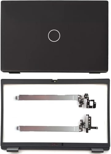 Jingelmall LCD Back Cover Top Lid Top Case Front Bezel with Hinge Replacement for Dell Latitude 15 3520 E3520 017XCF 04Y37V 0WXN5F 17XCF WXN5F 4Y37V
