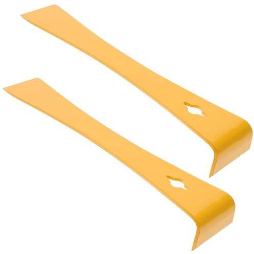 Veemoon Raspador para Colmenas de Acero Inoxidable 2 Piezas Herramienta para Apicultura Multifuncional Elevador de Cuadros Mango Largo Limpieza de Cera y Propóleo Equipo Profesional