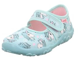 Superfit Ragazza Bonny Pantofole, Verde chiaro Multicolore 7520, 29 EU