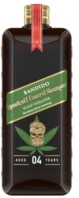 Bandido Shampoo per capelli controllo della forfora 350ML | Shampoo antiforfora per uomo - previene il prurito - privo di sale e solfati