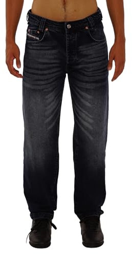 Picaldi® Zicco 472 Jeans | Loose & Relaxed Fit | Pantaloni taglio a carota | Taglio casual e ampio, Tansaint, 34W x 30L