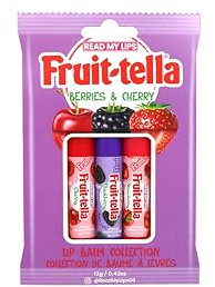 Read My Lips Fruit-tella Berries and Cherry Lip Balm Trio