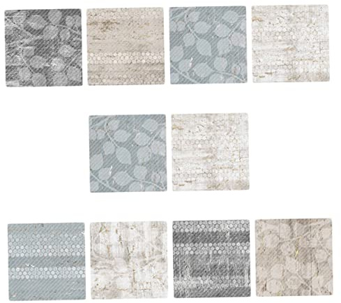 PRETYZOOM Pegatinas Para Azulejos De Estilo Nórdico 10 Unidades 20x20cm Autoadhesivas Impermeables Antideslizantes Resistentes Al Desgaste Para Suelo Pared Cocina y Baño