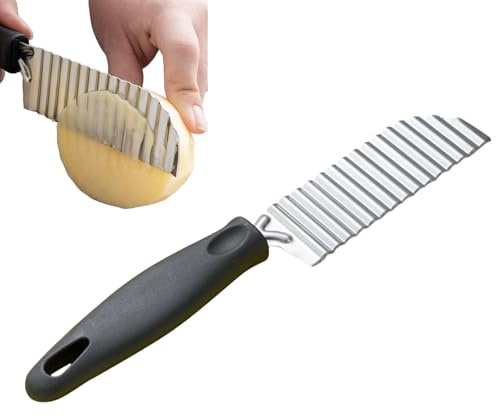Tktouci Cortador Ondulado | Herramientas De Corte Rizado Y Ondulado | Herramienta De Cocina Manual Para Cortar Verduras Frutas Pepino Zanahoria Hogar