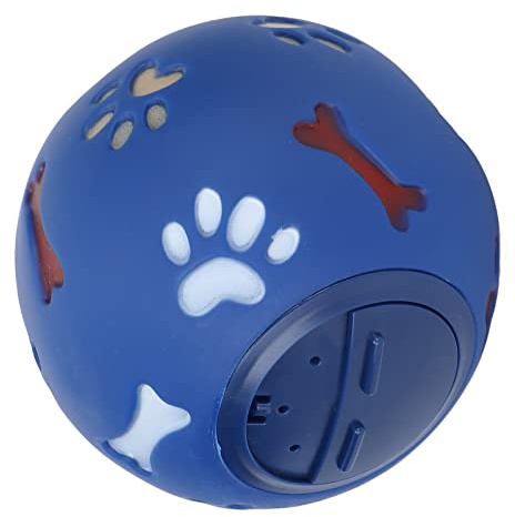 Pssopp Balle de Nourriture pour Chien à Fuite, Balle de Friandises Multifonction ABS pour Chiens, Option d'alimentation Lente, Jouet de Distribution de Nourriture Réglable pour Animaux de Compagnie