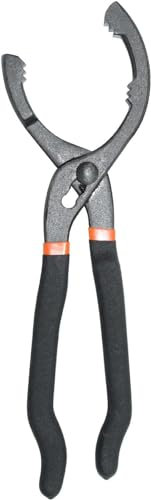 Thsakzo Ölfilterschlüssel, Verstellbare Ölfilterzange Set, Ölfilterspinne, Werkzeug mit Rutschfestem Griff (12inch)