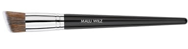 Malu Wilz Foundation Brush - Make up Pinsel zum gleichmäßigen Auftragen der Foundation, Foundation Pinsel für ein streifenfreies, sauberes Make up