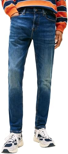 Tommy Jeans Austin Slim Tprd Ai0255 Dm0dm21891, Affusolato Uomo, Denim (Denim Dark), 33W / 36L