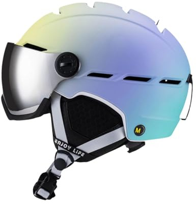 Harilla Casco de Snowboard, Casco de esquí para Mujeres y Hombres para Esquiar, Casco de Nieve con Mejor amortiguación, Casco para Deportes de Nieve para, M