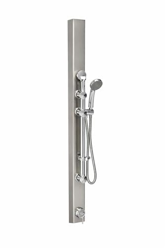 Twyford Sola termostatisk duschpanel väggmontering termostatblandare SF1211CP rostfritt stål TMV3 WRAS