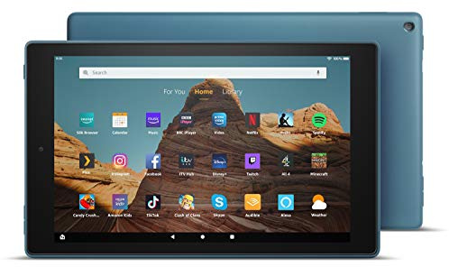 Fire HD 10 Tablet | 10.1 1080p Full HD display, 32 GB, Twilight Blue - with Ads (Previous Generation - 9th)